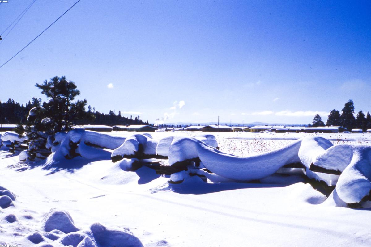Drone over heritage site