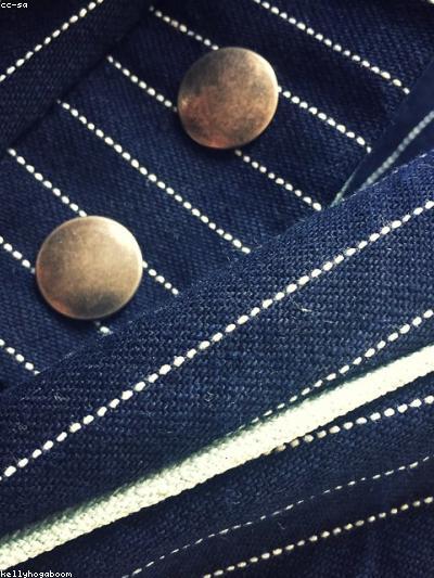 Pinstripe Navy