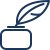 Icon quill pen