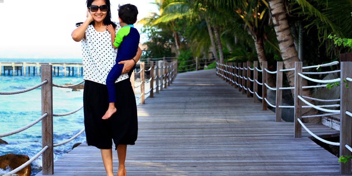 Hoàng hôn tại resort