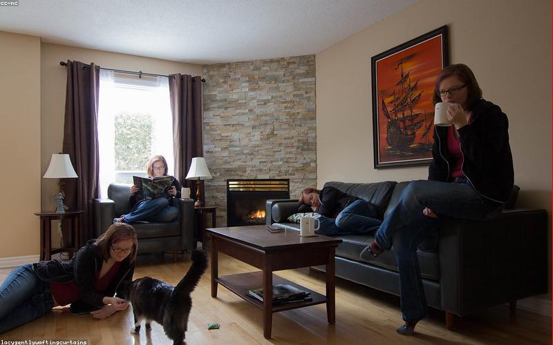 Thưởng thức trà trước khi ngủ