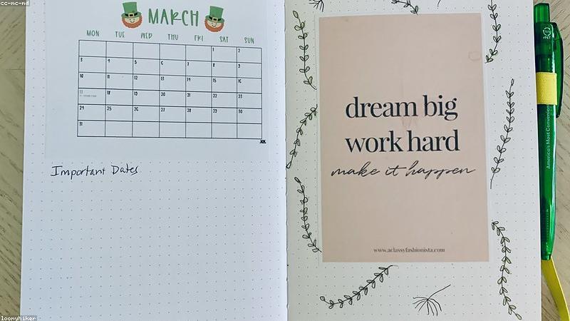 Trang trí sổ tay Bullet Journal chuyên nghiệp