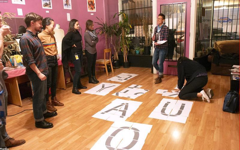 Khu vực tương tác trong bữa tiệc